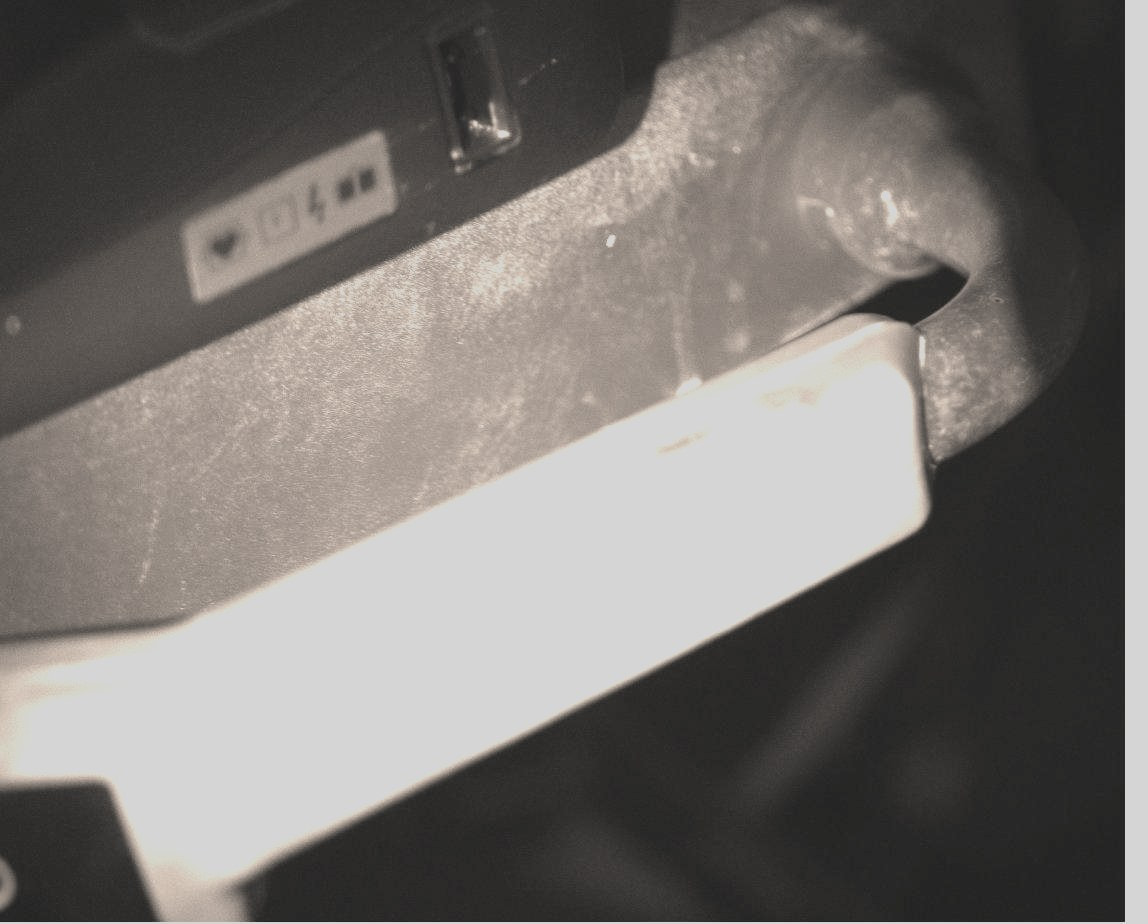 Surface under normal light — appears clean